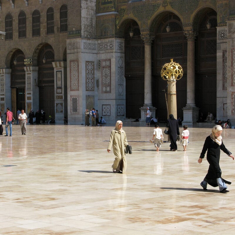 The Umayyad Mosque. Damascus, Syria